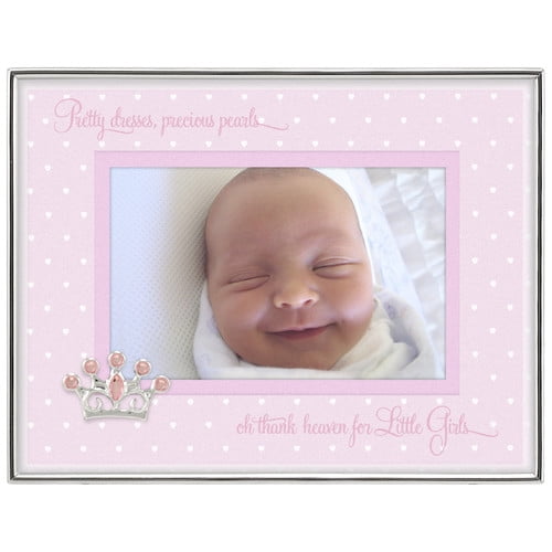White 8280-46 4x6 Malden International Designs Baby Memories Baby Memoto Shadowbox Picture Frame 